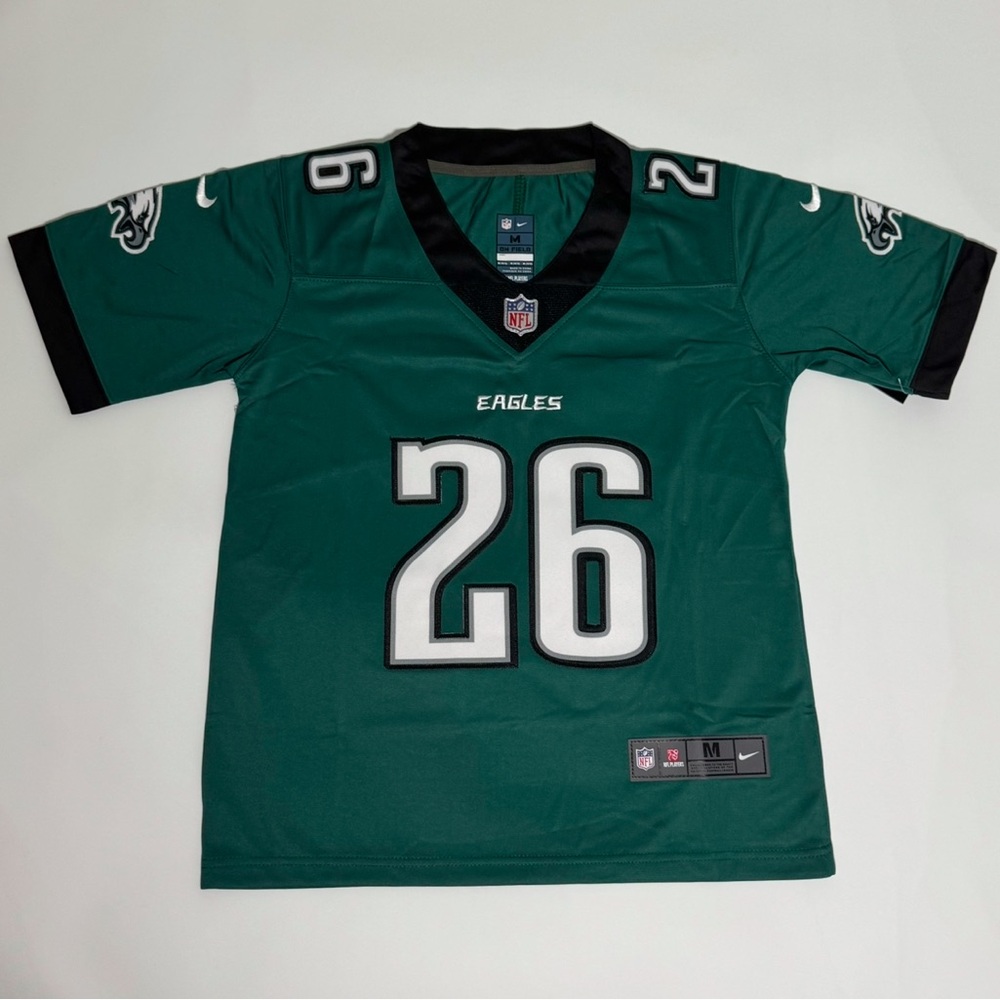 Youth Saquon Barkley Eagles jersey green